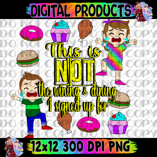 This is not the kinda wining and dining I signed up for