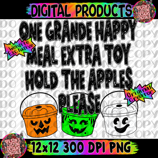 Hold the apples please