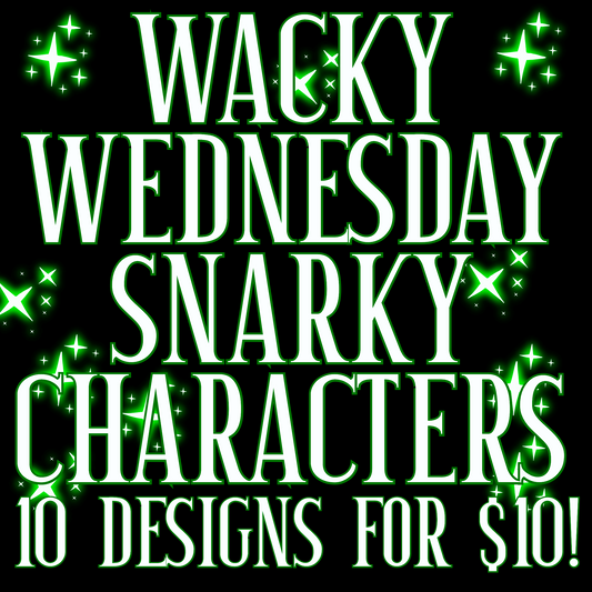 Wacky Snarky Characters Bundle