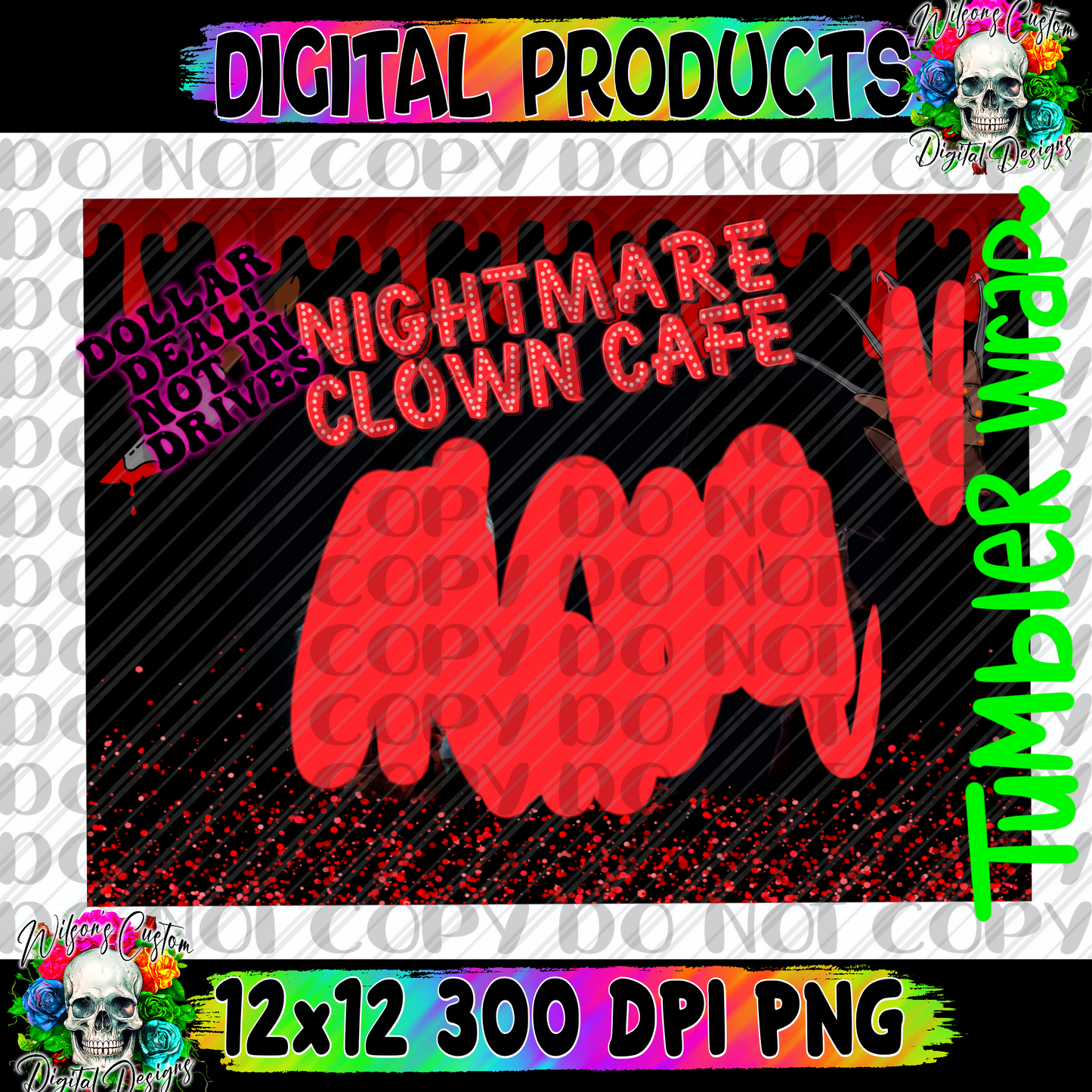 Nightmare clown cafe