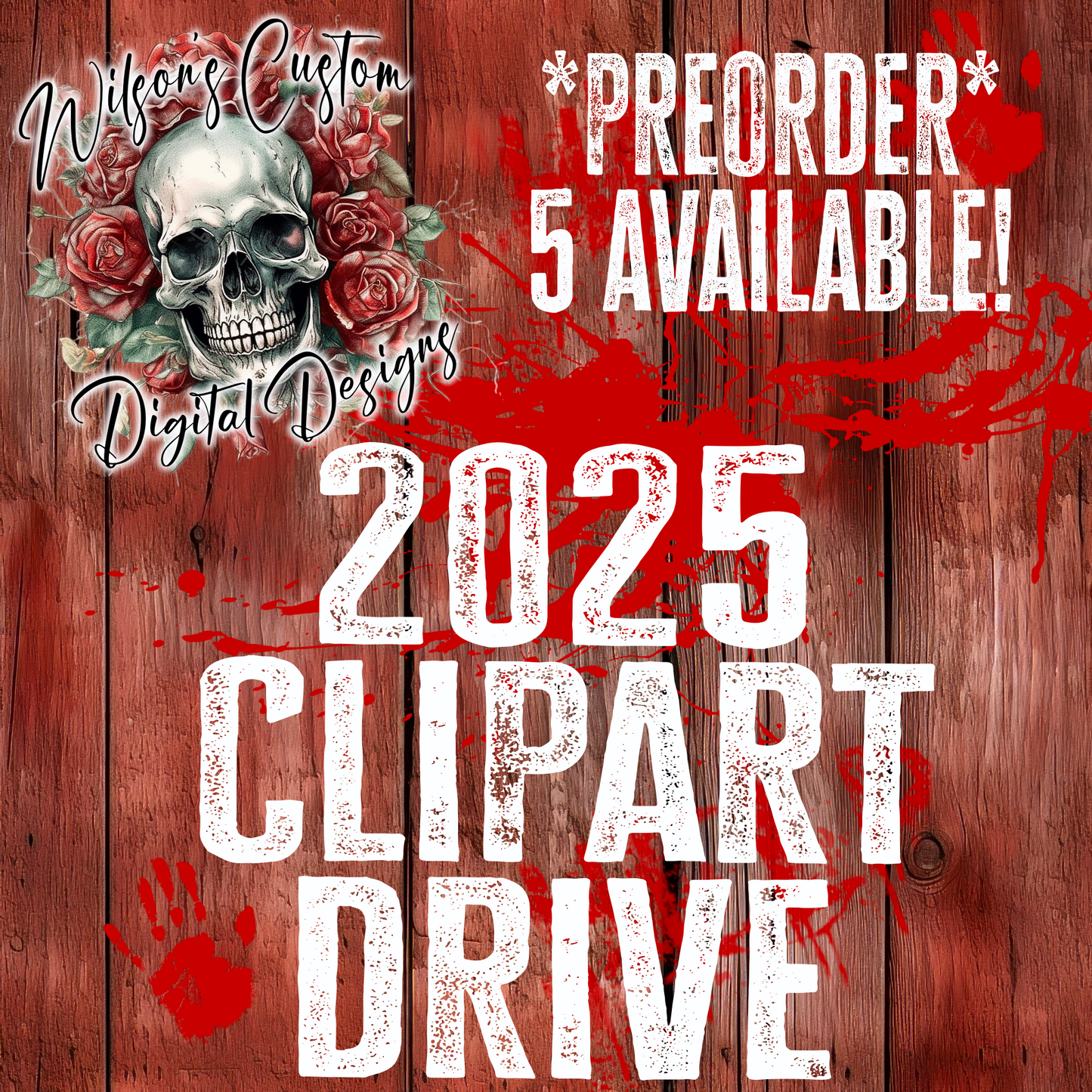 *PreOrder* 2025 Yearly clipart drive