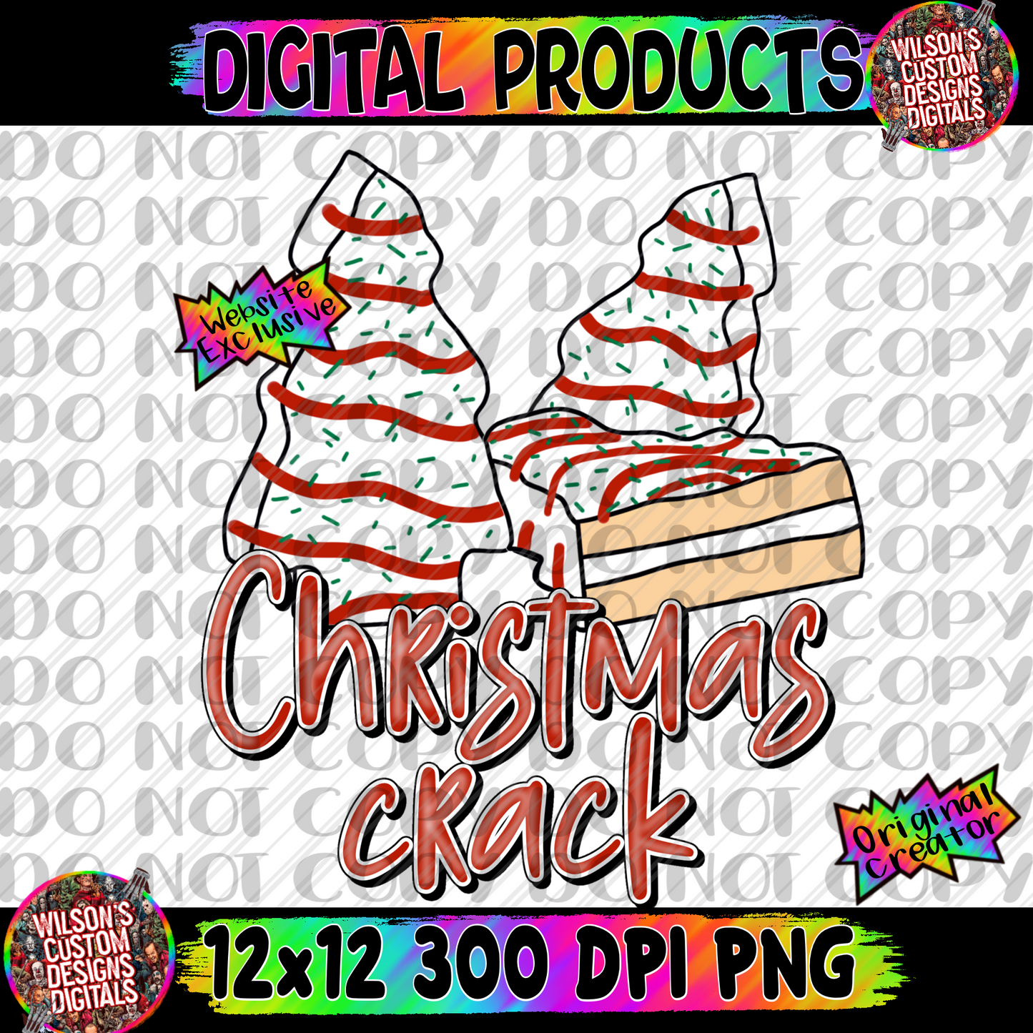 Christmas crack