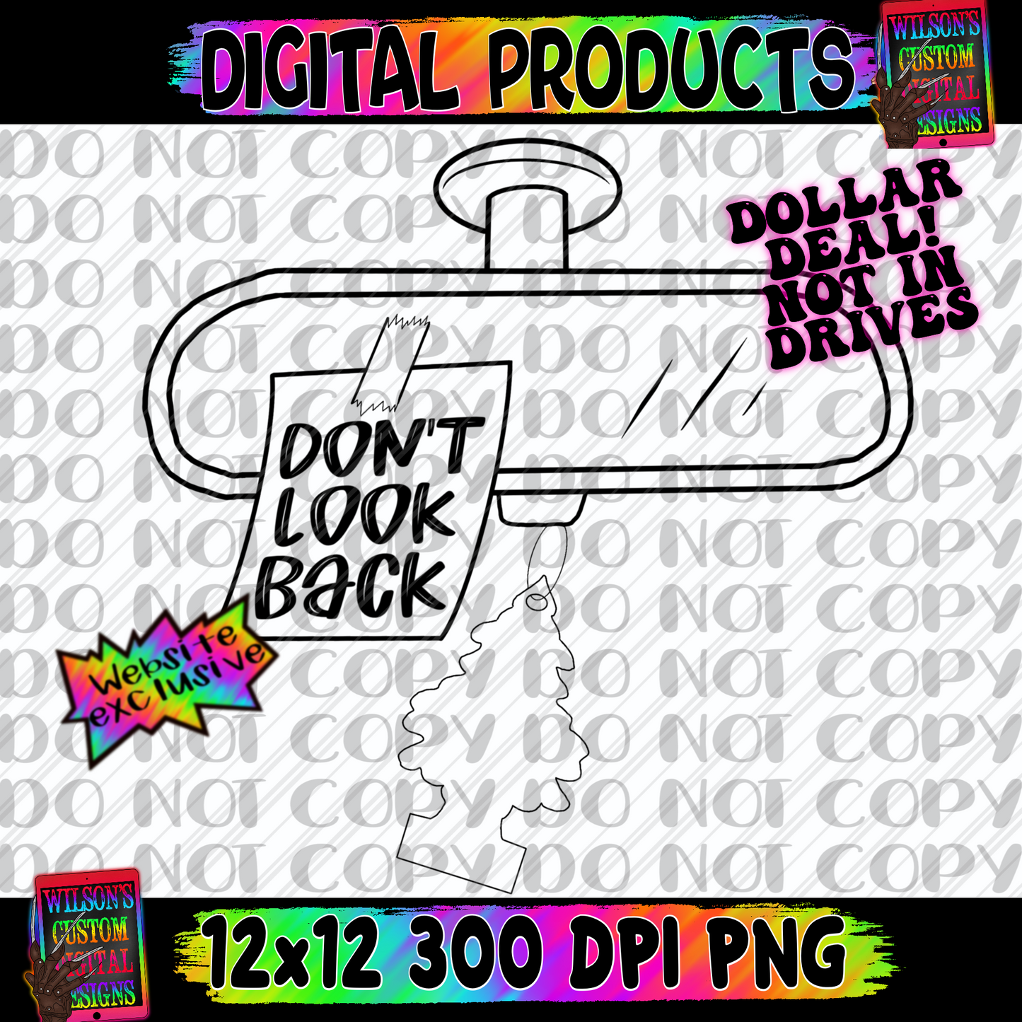 Don’t look back single color